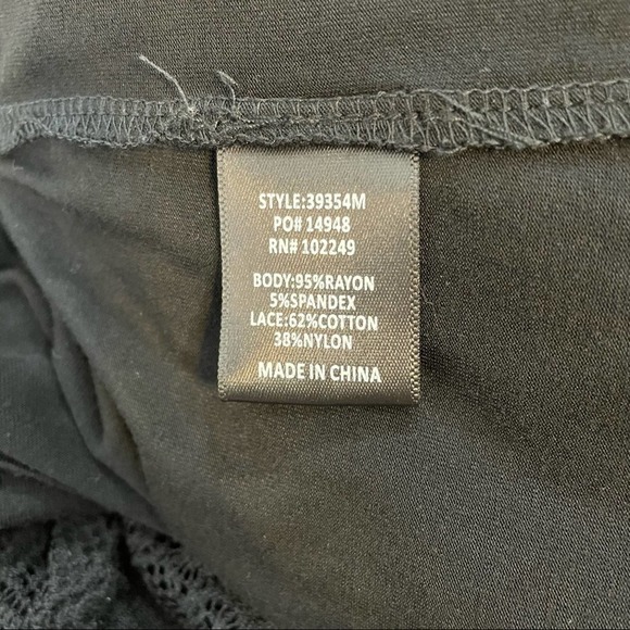 Skies Are Blue Maternity Short Sleeve Top Black - Picture 8 of 10